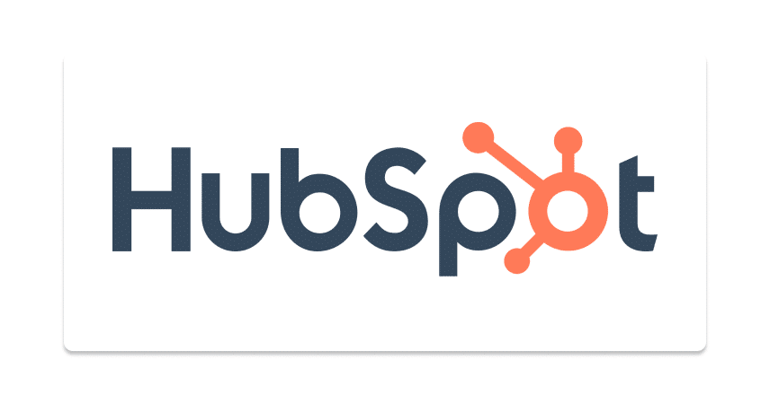 Logo of HubSpot, the CRM platform