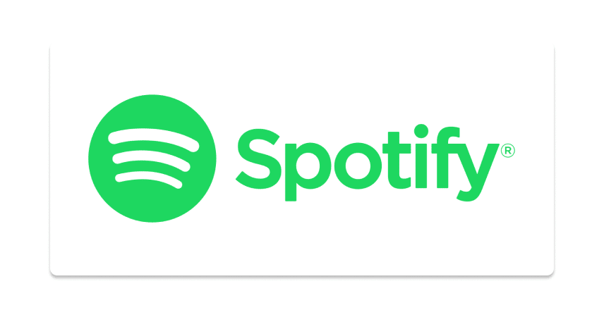 Logo of Spotify, the music streaming PLG company