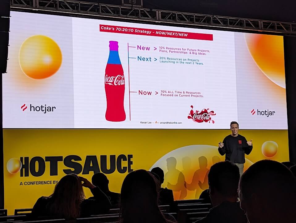 Kevan Lee speaking at HotSauce 2023