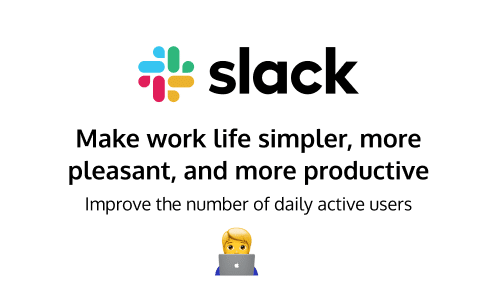 Slack main metric