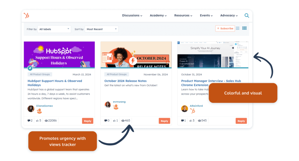 Hubspot changelog blog